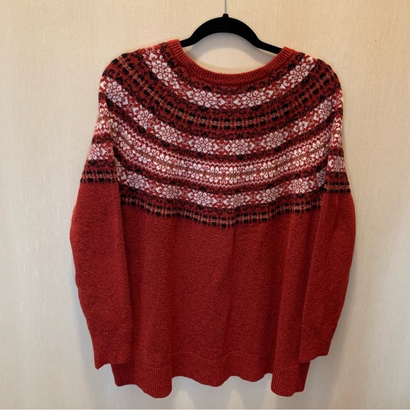 Croft & Barrow Plus Size Fair Isle Holiday Christmas Sweater - Picture 2 of 9